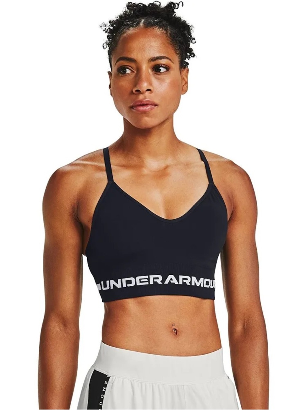 Under Armour Seamless Low Long Sports Bra, Size XS